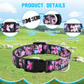 2 Pack Goat Collars with Bells, Groovy Retro Pattern for Goats and Lambs