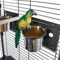 Panana Large Bird Cages Parrot Cage Wide Flight Metal Animal Cage for Budgie Parakeet Conure with Rolling Stand Wheels (