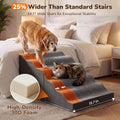 Dog Stairs for Bed Up to 90 lb - Large Dogs Pet Steps & Ottoman