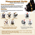 BARKLESS Frenchie Muzzle for Biting, Breathable Short Snout Dog Muzzle