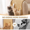 Cat Scratcher for Couch, Cat Scratching Mat Furniture Protector, 2 Pack 23.6" x 15.7" Sisal Cat Scratch Pad with Catnip, Natural Sisal Scratching Board for Indoor Cats, Natural Color