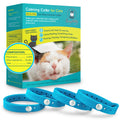 FuzzyMilky Calming Collar for Cats Cat Collar Infused with Synthetic Pheromones - Cat Pheromone Diffuser Necklace for Anxiety Relief, Travel, Keeping Kitty Quiet - 4 Weeks Supply Each Collar