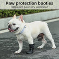 ETIAL Dog Paw Wound Recovery Boot, Breathable Dog Bootie for Injured Paw, Anti-Slip Dog Shoe with Self-Adhesive Strap, D