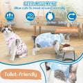 SlowTon Cat Recovery Suit, Cat Onesie for Cats After Surgery, FLBL S
