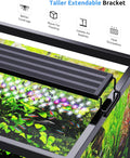 SEAOURA WRB LED Aquarium Light with Timer for 18-24in Freshwater Fish Tank