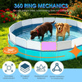 HAIKE Portable Dog Pool, Heavy-Duty Oxford Cloth Pet Bathtub, Foldable Swimming Pool for Dogs Cats Kids, Dog Bathing Tub