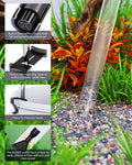 SEAOURA Gravel Vacuum for Aquarium Siphon, Fish Tank Vacuum Cleaning Kit