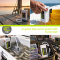 Marine Metal B-3 Bubbles Live Bait Aerator, Water Resistant Air Pump, Portable & Battery Powered