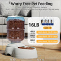 Kenond 11L Gravity Automatic Dog Feeder, Dog Food Dispenser for Large Breed