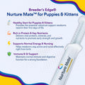 Breeder’s Edge Nurture Mate Colostrum Supplement for Puppies & Kittens – Colostrum Gel with Protein, Nutrients & B-Vitamins to Support Growth, Energy, Digestion & Immunity – 30 ml