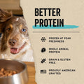 Vital Essentials Freeze Dried Dog Food Topper, Raw Beef Ground Topper for Dogs | Complete Meal or Topper | High Protein, Grain Free Dry Dog Food Mix-in | 6 oz Bag