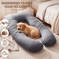 Mifoci Dog Sleeping Pillow for Large & Medium Dogs Calming Body Pillow