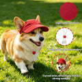 Pet Dog Baseball Cap, Cat Hat, Cat Dog Sun Cap with Ear Holes, Adjustable Puppy Outdoor Sun Hat