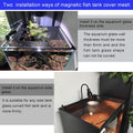 Magnetic Aquarium lid Fish Tank Hood top Cover Anti-Jumping net Cover mesh to Protect Fishs Jumping Out of Fishes Tank H