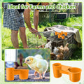 LemonRoad 24 Pcs Bird Drinker Feeder Cups Plastic Water Bottle Cup for Cage Ideal for Pigeon Bottle Chicken Quail Poultry Waterer Accessories (Yellow)