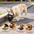 French Bulldog Muzzle, Soft Mesh Muzzle for Short Snout Dogs Anti-Eating