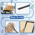 Clear Mesh Netting, Aquarium Lid, Fish Net for Fish Tank Cover, Fish Tank Lid, Plastic Mesh Screen for Aquarium Net, Aqu