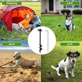 iklekione Dog Tie Out Stake,360° Swivel Dog Stake-No Tangle,Outdoor Anti-Rust Dog Run,for Large Dogs up to 220 lbs (After Installation, the Lawn Mower can Pass)