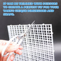 8 Pack Transparent Acrylic Tank Lid with Clips, Aquarium Lid Hood, Fish Tank Top Cover, Breeder Tank Lid, Acrylic Grid P