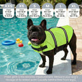 Doglay Dog Life Jacket with Rescue Handle, Dog Life Vest for Swimming Boating, Adjustable Reflective Puppy Swim Vest wit
