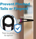 Neobay Cat Door Latch with Stabilizer, Keeps Dogs Out of Litter Box