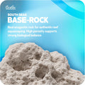 CaribSea South Sea Base Rock for Aquarium - 40 lb - Natural Rock for Aquascaping, Ideal for Saltwater Tanks, Enhances Aq