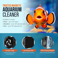 Flipper Magnetic Aquarium Glass Cleaner, Algae Scraper & Scrubber, Standard