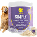 Fido's Grass-Fed Beef Bone Broth for Dogs 7oz with 94% Protein - Picky Eaters Human Grade Bone Broth Powder for Dogs - Made in USA - No Preservatives - Supports Joints + Gut Health - 60 Scoops