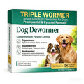 Dewormer for Dogs, Pyrantel Pamoate and Praziquantel for Tapeworms, Roundworms & Hookworms, Broad Spectrum Dog Dewormer Tablet for Small, Medium and Large Dogs - 48 Tablets