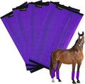 Horse Fly Boots, Breathable Mesh Protection Set of 4, Comfortable Horse Leggings, Breathable Mesh Design, Equine Supplie