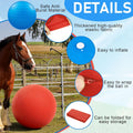 2 Set/4 Pcs Giant 40 Inch Herding Balls with Ball Cover, Horse Toy