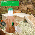Ceramic Hamster Water Bottle 125ml with Stand，Small Animal Waterer