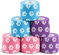 Vet Wrap Cohesive Bandages, Self-Adhesive Bandage Wrap, Breathable Non-Woven Self Adherent Tape for Pet Dog Leg Paw Woun