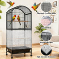 RAINFLOW 2 Pack Bird Cage Seed Catcher - Adjustable Bird Cage Skirt Cover with Breathable Mesh Netting, Universal Seed Catcher Net Cover Fit for Parrot Cage, Parakeet Cage, Large and Small Bird Cages