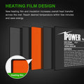 iPower Reptile Heat Mat Under Tank Warmer 4W/8W/16W/24W Terrarium Heater Heating Pad with Temperature Adjustable Control