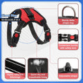 3 Pcs Double Dog Leash No Pull Dog Harness 360° Swivel No Tangle Vest Adjustable Dual Leash Reflective Vest Harness Walk