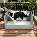 Dog Litter Box Indoor with High Walls 23"x34"x17" (Not Included Pee Pad)