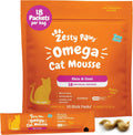 Zesty Paws Cat Fish Oil Mousse - for Skin & Coat, Tuna 18 Ct