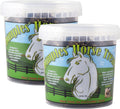 Dimples Horse Treats with Pill Dimples - Pack of Two 3lb Tubs (6lbs Total) of USA-Made Horse Cookies with Beet Pulp - Ta