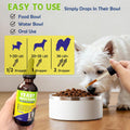 Creimpdoty Natural Yeast Relief for Dogs and Cats, Skin & Ear Soothing Drops, Itchy Skin & Ear Allergy Support, Reduces Itching, Irritation & Inflammation, Bacon Flavor, 2 FL OZ