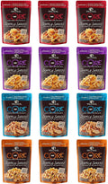 Wellness CORE Simply Shreds Natural Grain Free Wet Dog Food Toppers Variety Pack, 4 Flavors, 2.8 ounce Each (12 Total Pouches)