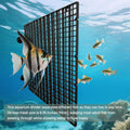 Black Aquarium Divider Panel Fish Tank Separator Plastic Grid