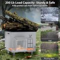 Indestructible Heated Cat House for Outside - Extremely Waterproof & Weatherproof Heated Outdoor Cat House with Escape D