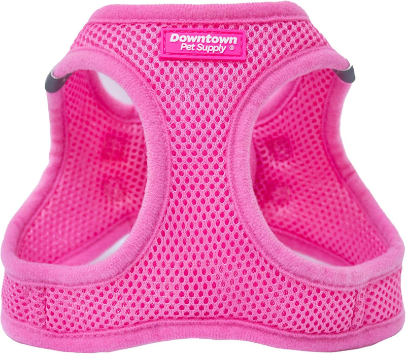 Downtown Pet Supply Step-in Dog Harness – No Pull, Adjustable Padded Mesh with Reflective Trim, Secure Buckle Strap – Co