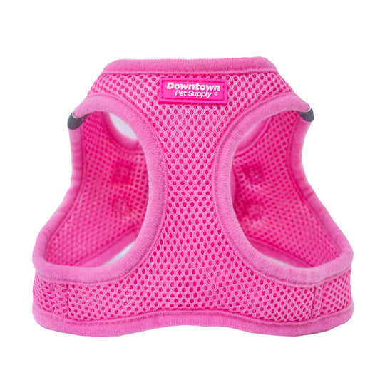 Downtown Pet Supply Step-in Dog Harness – No Pull, Adjustable Padded Mesh with Reflective Trim, Secure Buckle Strap – Comfortable & Breathable Small Dog Harness, Medium, Pink