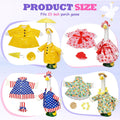 12 Set Holiday Goose Clothes for 23" Goose, All Seasons Porch & Lawn Decor