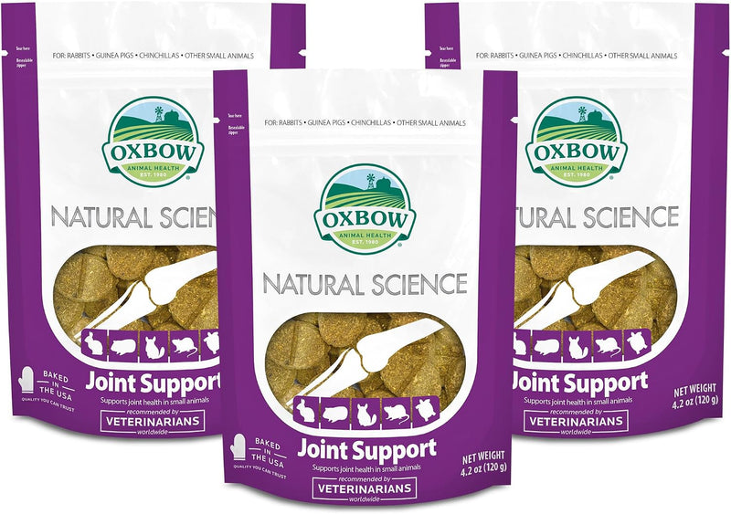 Oxbow Natural Science Joint Support Wafers for Small Pets, 4.2oz, Pack of 3