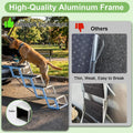 Dog Stairs for Large Dogs Extra Wide 20",Foldable Dog Ramp for Car