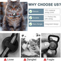Reflective AirTag Cat Collar, Integrated Cat Collar with Air Tag Holder