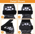 Dog Socks Anti Slip with Straps Traction Control Waterproof Paw Protector, L by KOOLTAIL